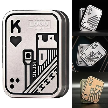 Metal Poker Fidget Slider Toys