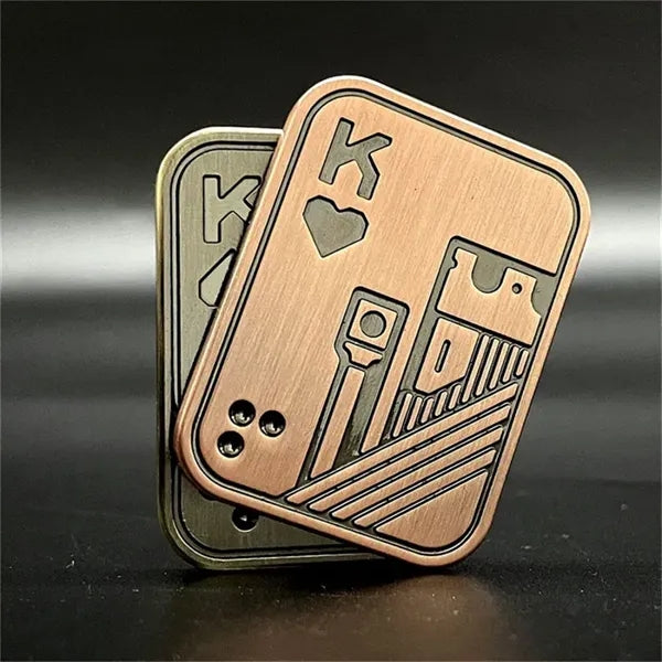 Metal Poker Fidget Slider Toys