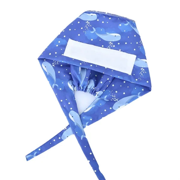 Full Color Tie-Back Scrub Cap