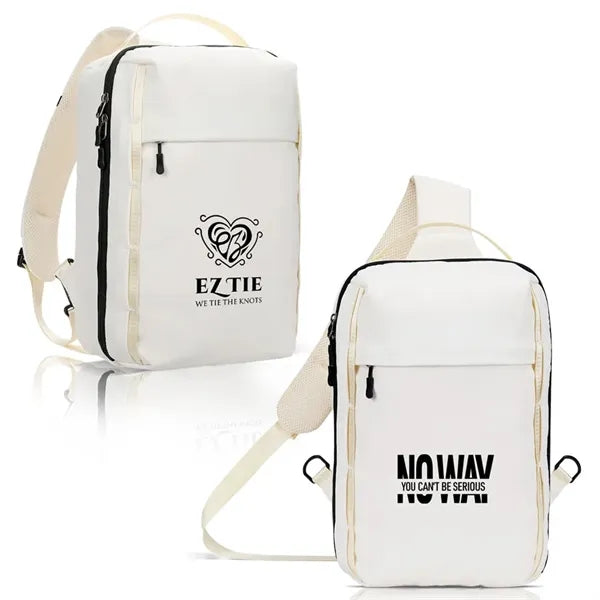 Lightweight Nylon CrossBody Sling Backpack