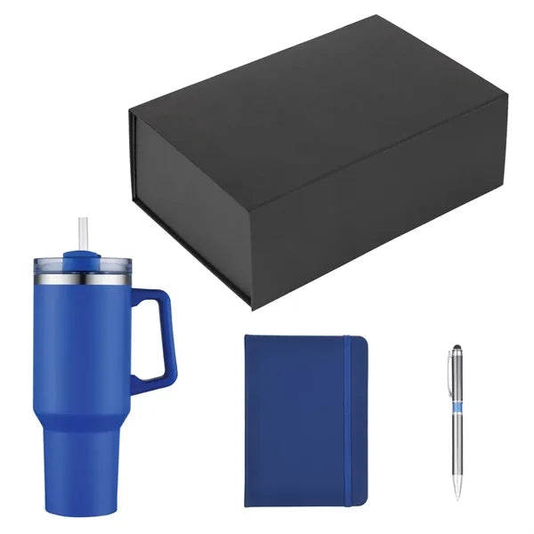 Marigold Tumbler Pen and Notebook Jotter Gift Set