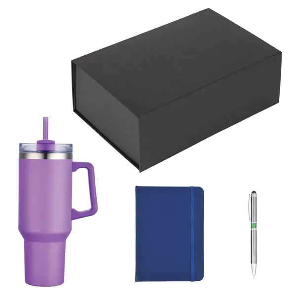 Marigold Tumbler Pen and Notebook Jotter Gift Set