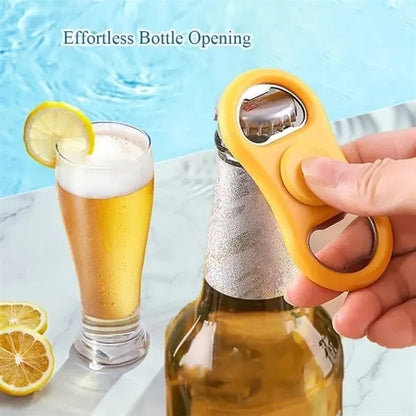 Bottle Openers with Rotating Gyroscope