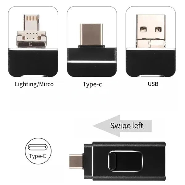 4-in-1 512GB Photo Stick Flash Drive