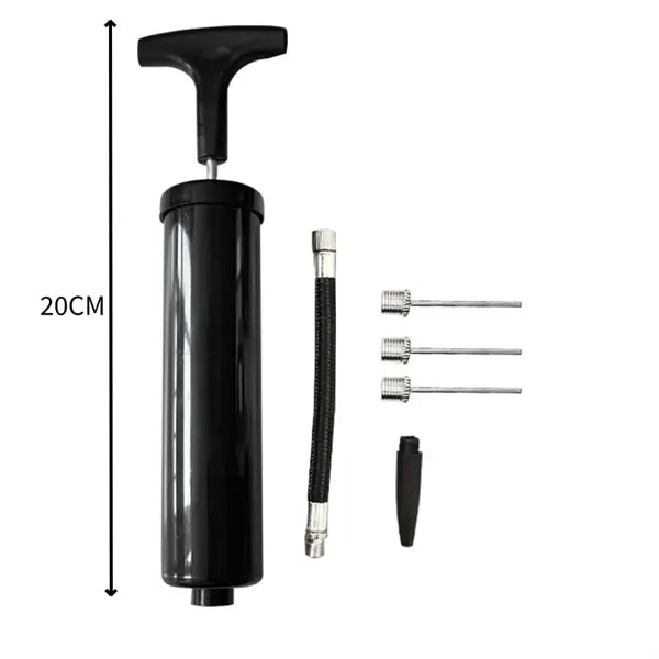 Portable Hand Air Ball Pump Inflator Kit with Needle