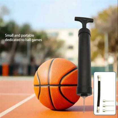 Portable Hand Air Ball Pump Inflator Kit with Needle
