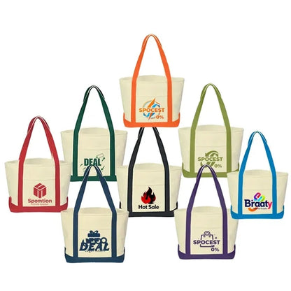 Full Color Medium Starboard  24 Oz.Cotton Canvas Tote Bag