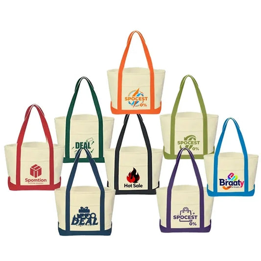 Full Color Medium Starboard  24 Oz.Cotton Canvas Tote Bag