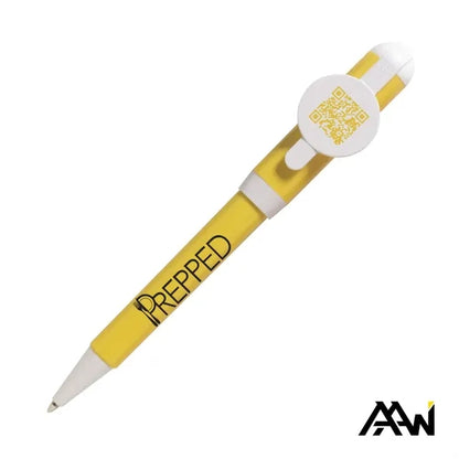 Jumbo QR Billboard Twist Pen - White Accent