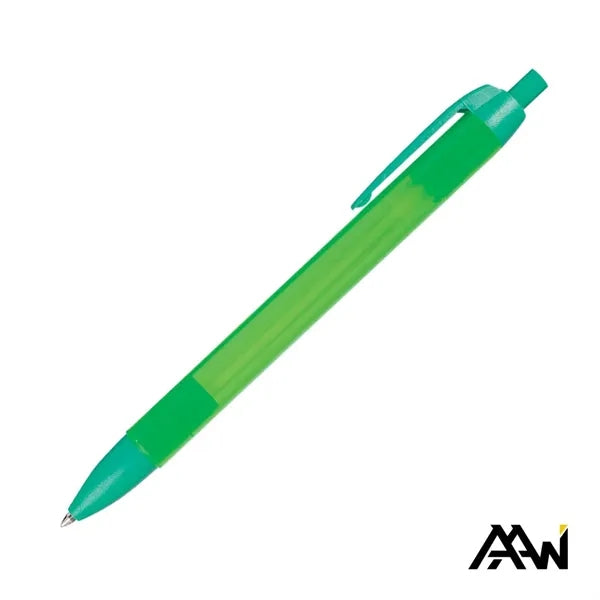 Widebody Pen w/Translucent Barrel - Matte Colored Accent