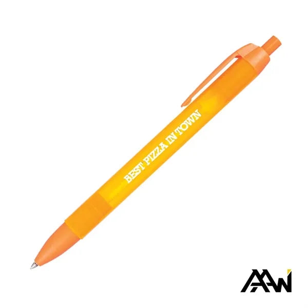 Widebody Pen w/Translucent Barrel - Matte Colored Accent