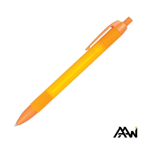 Widebody Pen w/Translucent Barrel - Matte Colored Accent