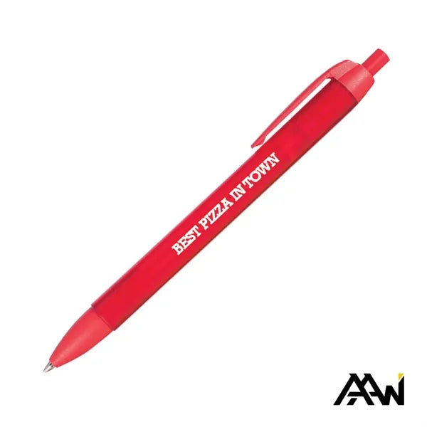 Widebody Pen w/Translucent Barrel - Matte Colored Accent