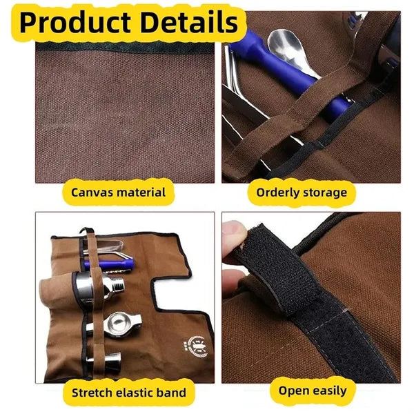 Bartender Travel Kit, Canvas Bar Tool Bag and Organizer.