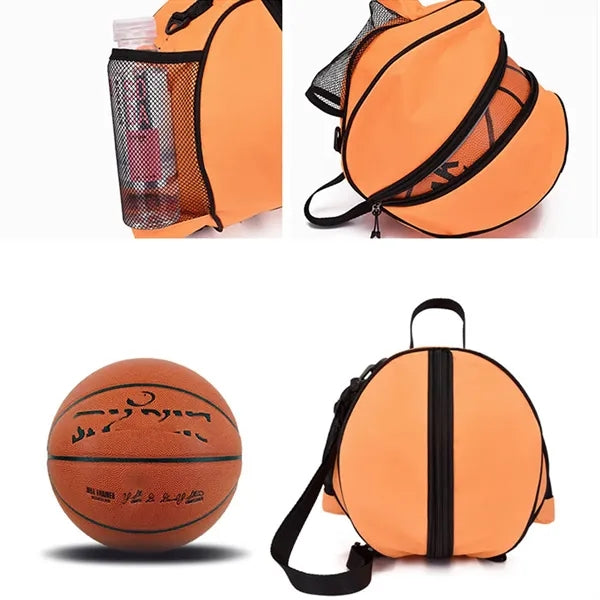 Multi-Sport Ball Shoulder Backpack for Basketball & Football