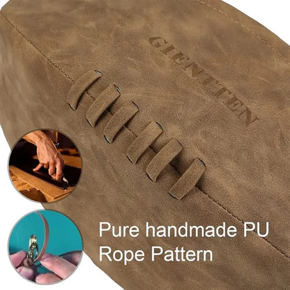 PU Leather Travel Toiletry Bag and Shaving Dopp Kit.