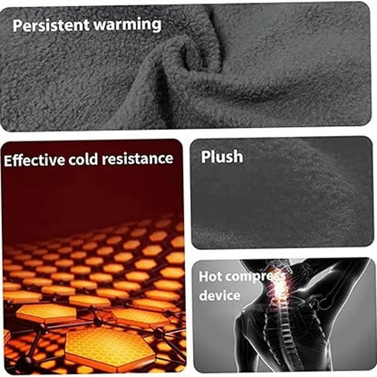 USB Heated Scarf Fleece Electric Neck Warmer