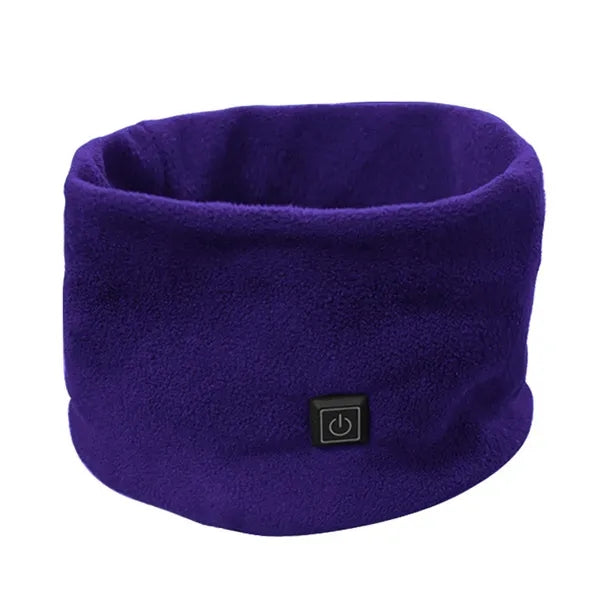 USB Heated Scarf Fleece Electric Neck Warmer