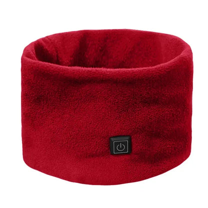USB Heated Scarf Fleece Electric Neck Warmer