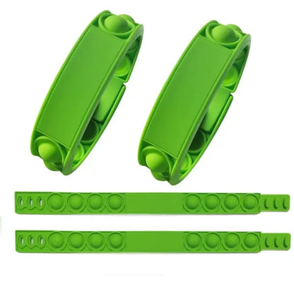 Silicone Pop Fidget Decompression Bracelet