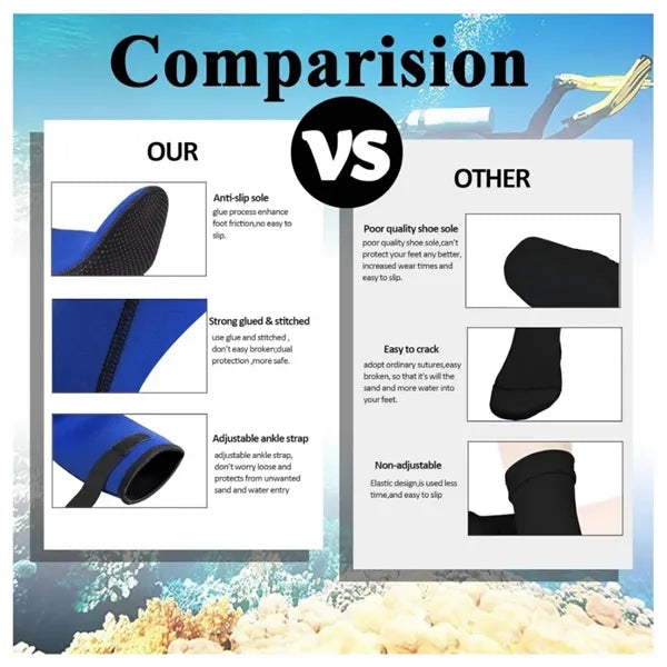 Neoprene Anti Slip Dive Socks