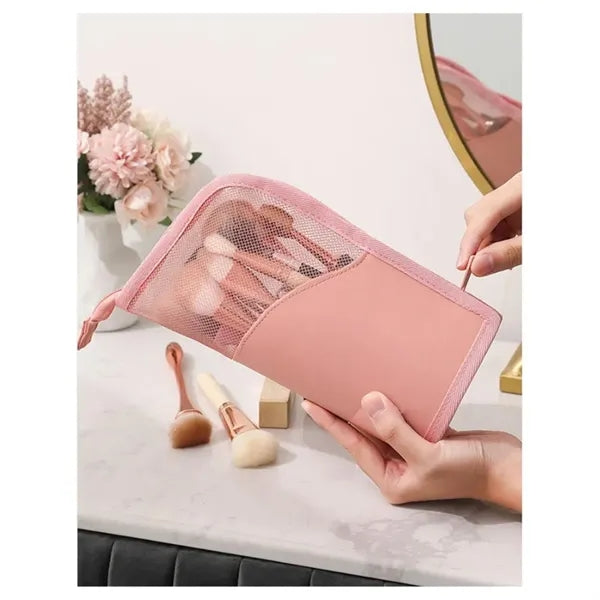 Makeup Brush Travel Case Stand Up
