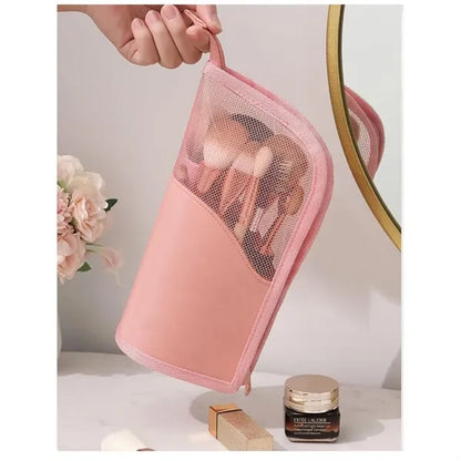 Makeup Brush Travel Case Stand Up