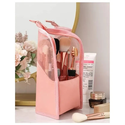Makeup Brush Travel Case Stand Up