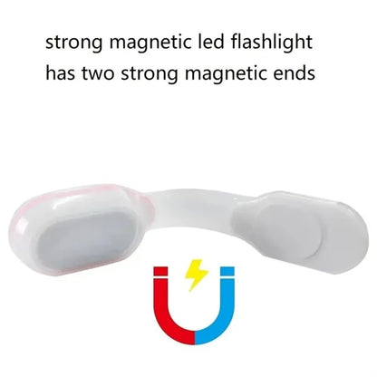Magnetic LED Flashlight Clip