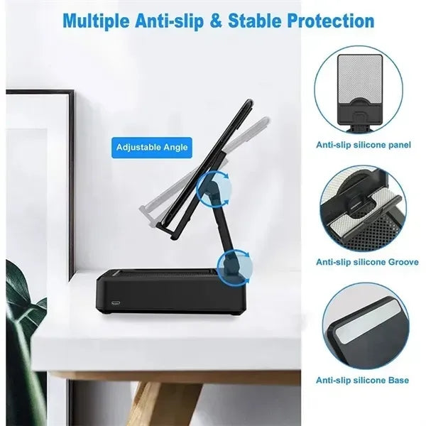 Cell Phone Stand Wireless Bluetooth Speaker Base HD Sound