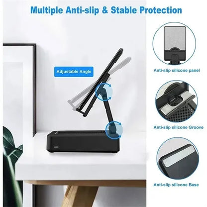 Cell Phone Stand Wireless Bluetooth Speaker Base HD Sound