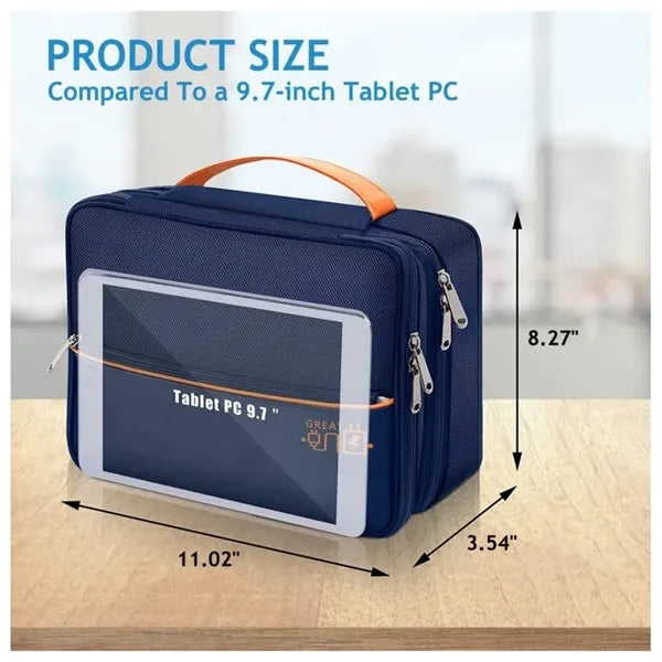 Travel Cable Organizer Bag
