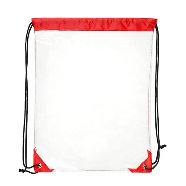 Clear Stadium Drawstring Backpack