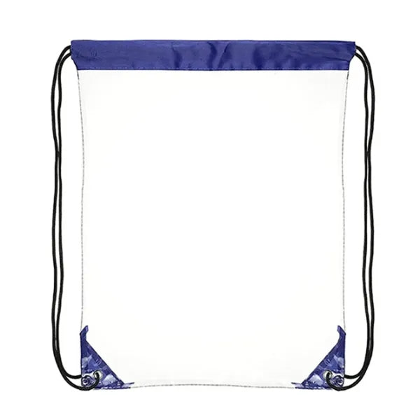 Clear Stadium Drawstring Backpack