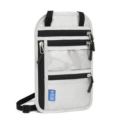 RFID Neck Wallet Travel Passport Bag