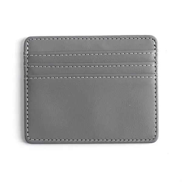 Slim PU Leather Card Holder Wallet