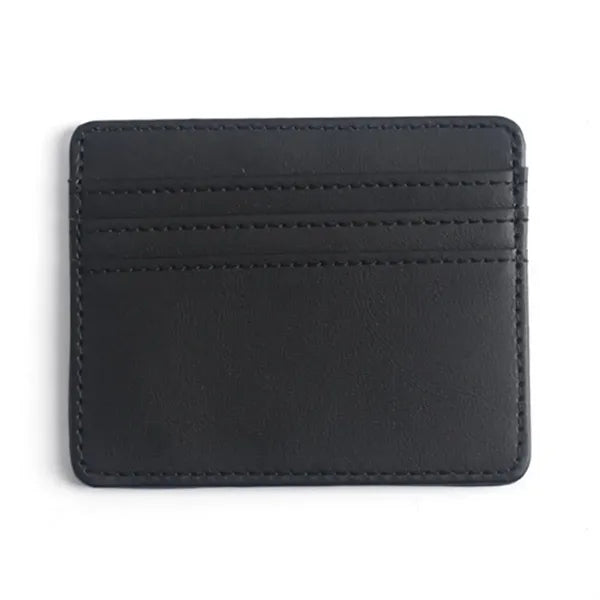 Slim PU Leather Card Holder Wallet