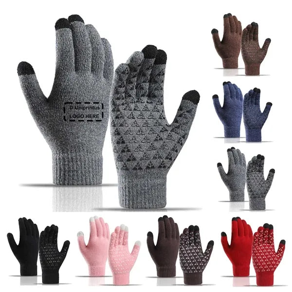 Custom Knit Touchscreen Winter Gloves