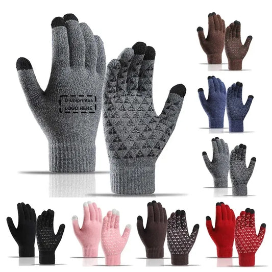 Custom Knit Touchscreen Winter Gloves