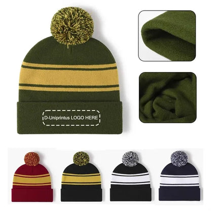 Pom Knit Beanie