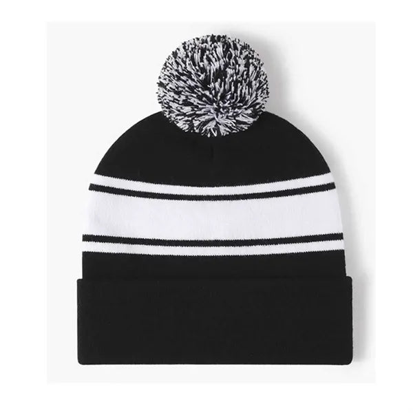Pom Knit Beanie