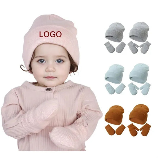 Kids Winter Hat and Gloves Set