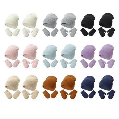 Kids Winter Hat and Gloves Set