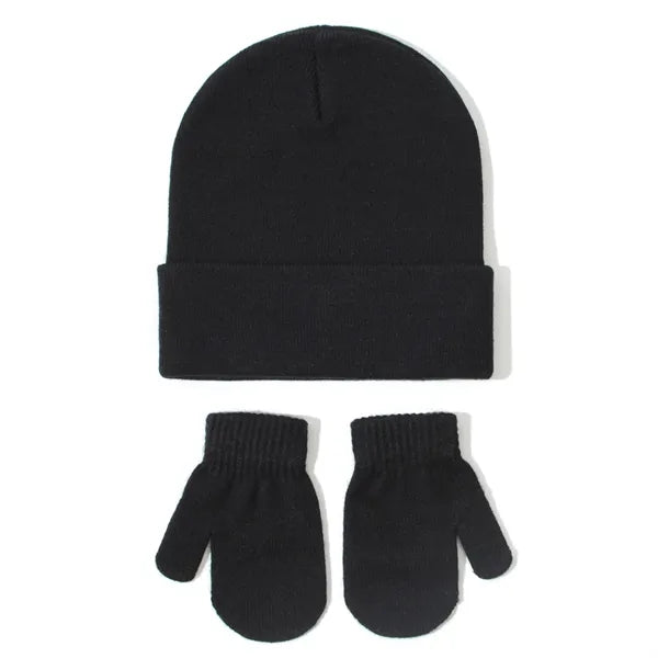 Kids Winter Hat and Gloves Set