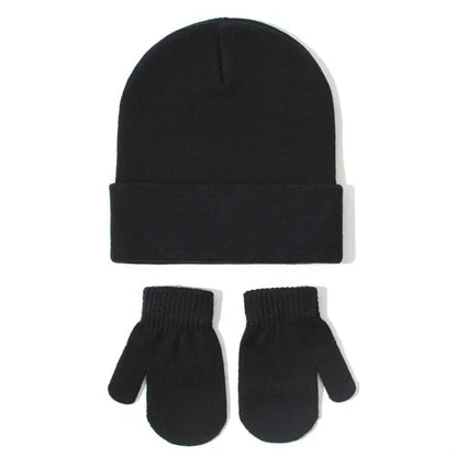 Kids Winter Hat and Gloves Set