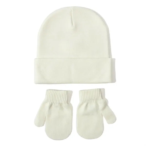 Kids Winter Hat and Gloves Set
