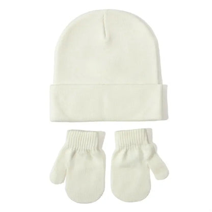 Kids Winter Hat and Gloves Set