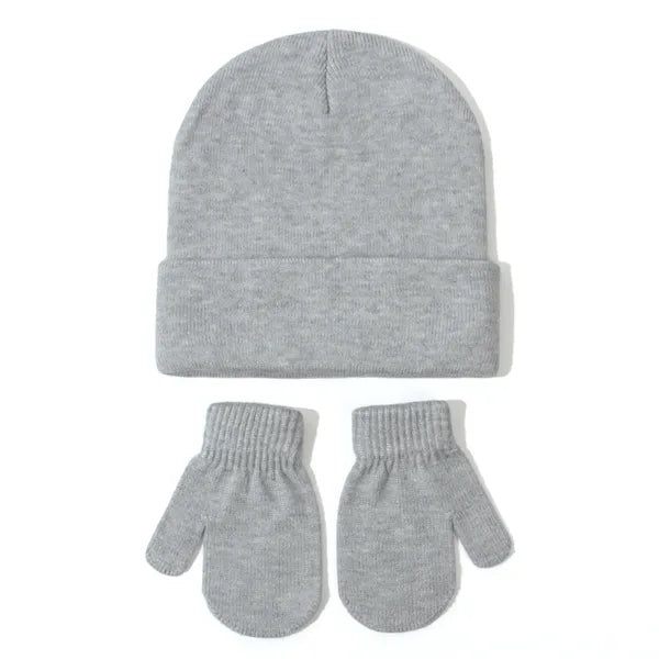 Kids Winter Hat and Gloves Set