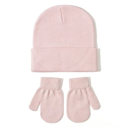 Kids Winter Hat and Gloves Set