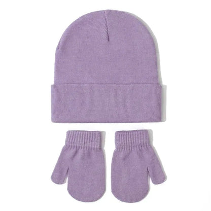 Kids Winter Hat and Gloves Set